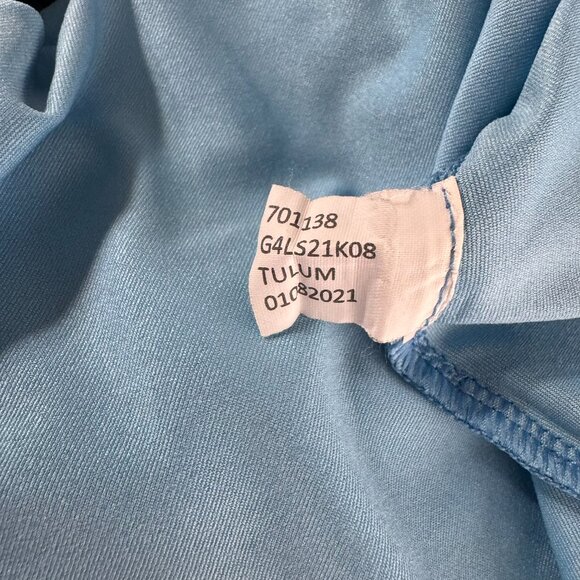 G/FORE‎ Icon Camo Printed Sleeveless Golf Polo Shirt Top XS Blue Skull TP-3458 - Picture 7 of 7